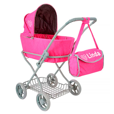 Коляска для кукол классическая с сумкой Mixy Buggy Boom 8019-2256 1